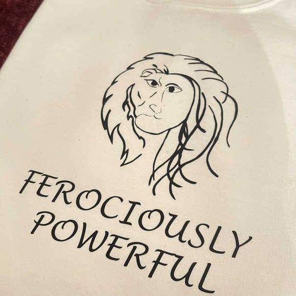 Sweatshirt (brand new) with company logo, Ferociously Powerful - Picture 2 of 4